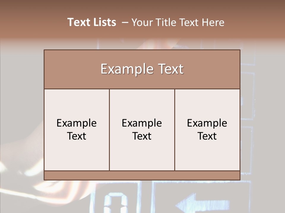 Female Aging Close Up PowerPoint Template
