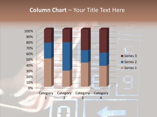 Female Aging Close Up PowerPoint Template