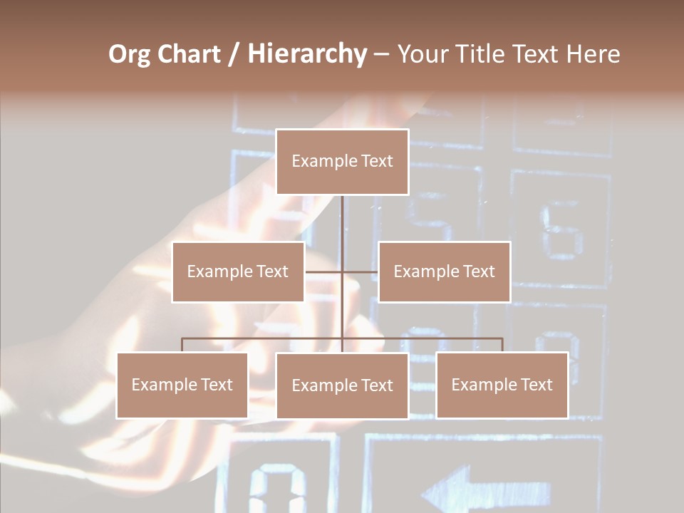 Female Aging Close Up PowerPoint Template