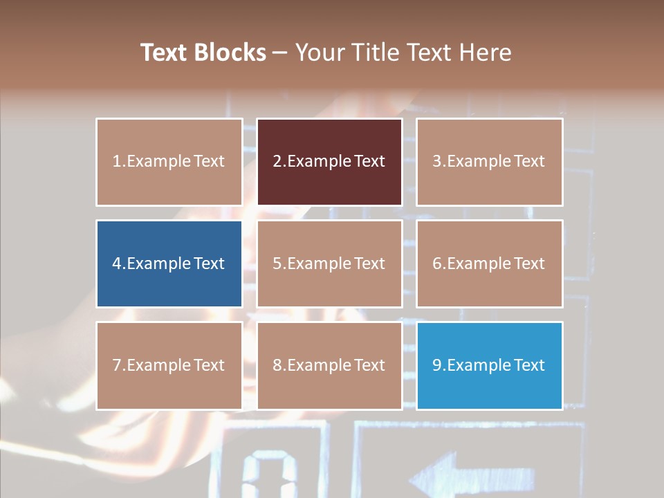 Female Aging Close Up PowerPoint Template