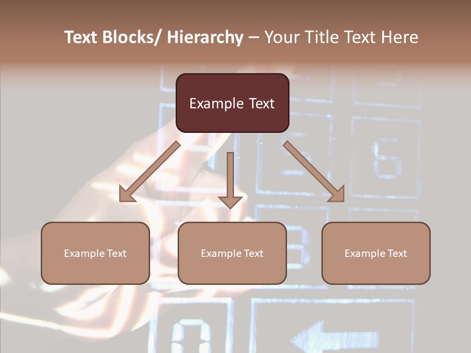 Female Aging Close Up PowerPoint Template