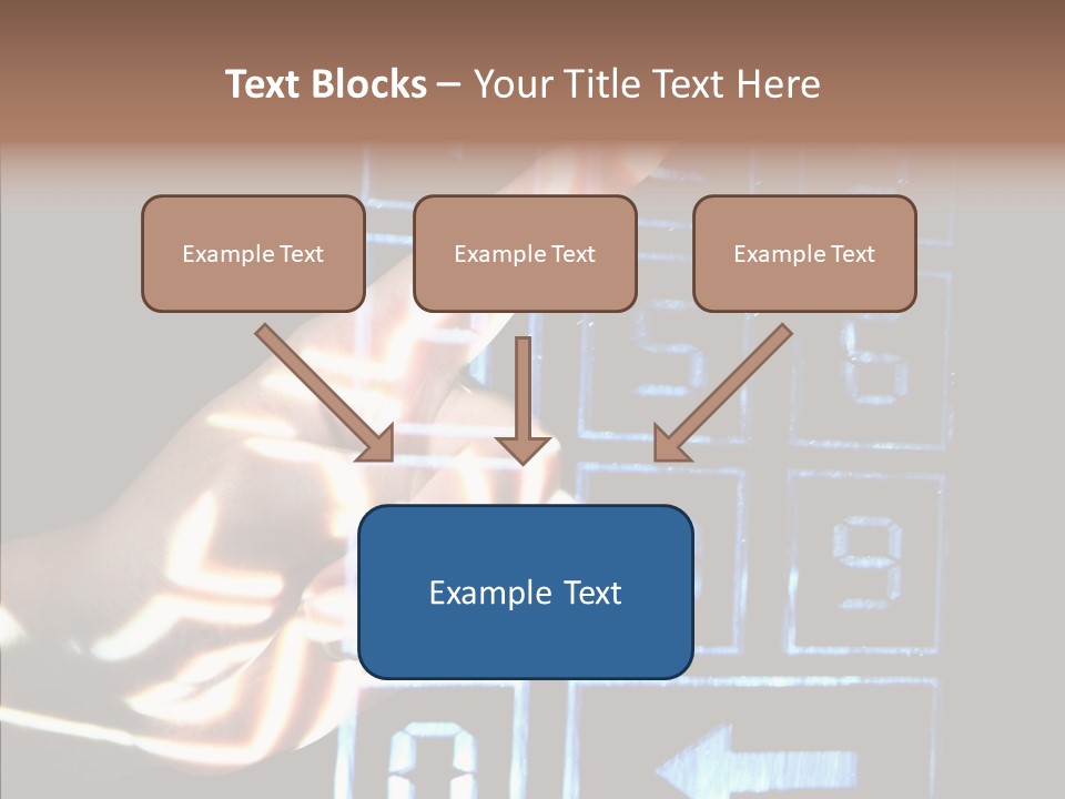 Female Aging Close Up PowerPoint Template
