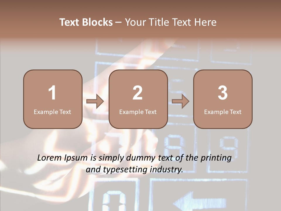 Female Aging Close Up PowerPoint Template