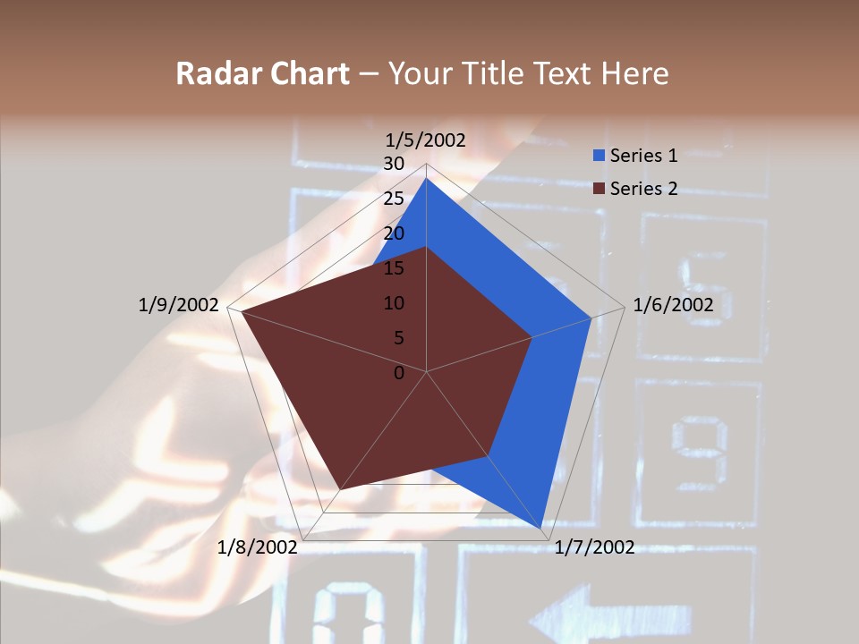 Female Aging Close Up PowerPoint Template