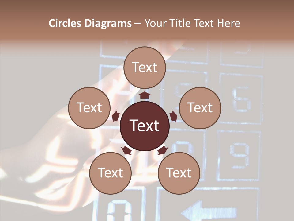 Female Aging Close Up PowerPoint Template