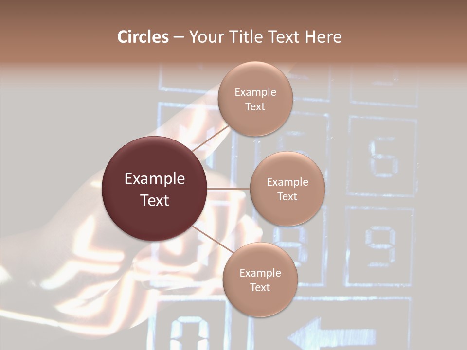 Female Aging Close Up PowerPoint Template