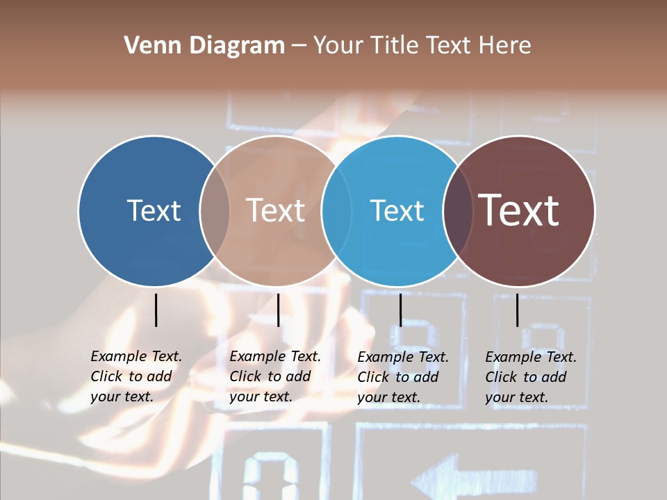 Female Aging Close Up PowerPoint Template