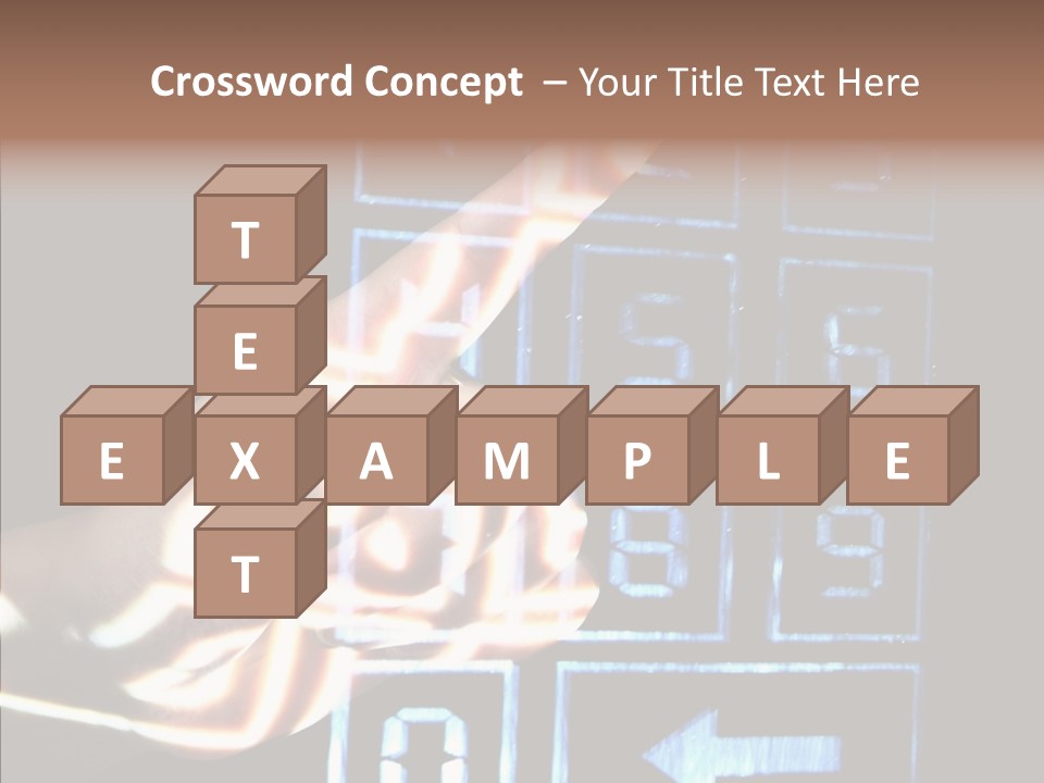 Female Aging Close Up PowerPoint Template