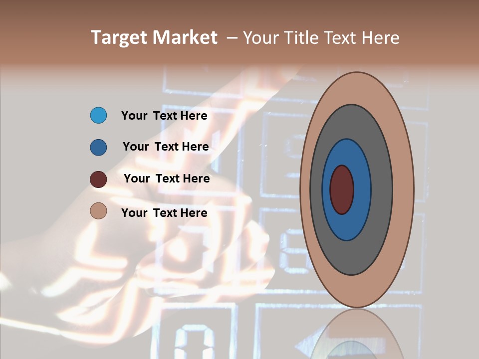 Female Aging Close Up PowerPoint Template