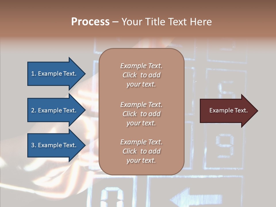 Female Aging Close Up PowerPoint Template