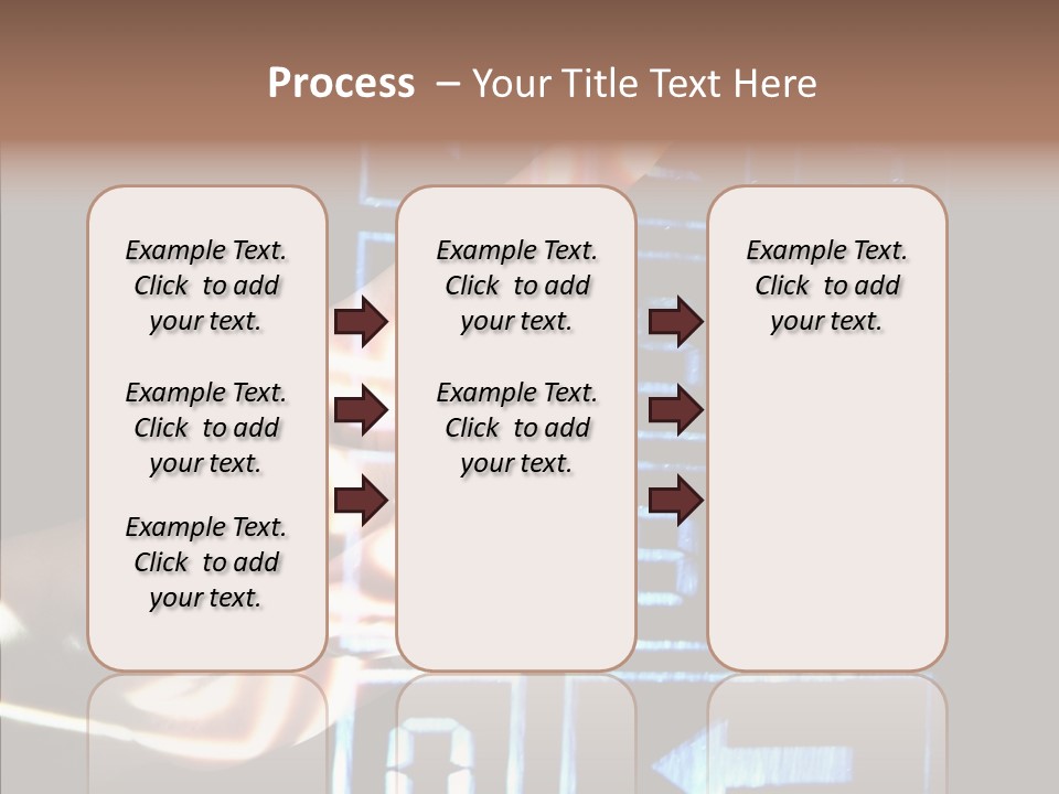 Female Aging Close Up PowerPoint Template