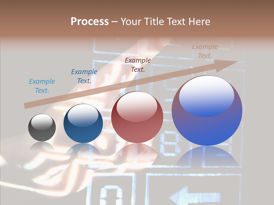 Female Aging Close Up PowerPoint Template