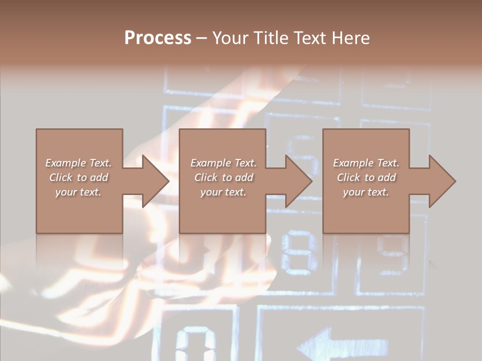 Female Aging Close Up PowerPoint Template