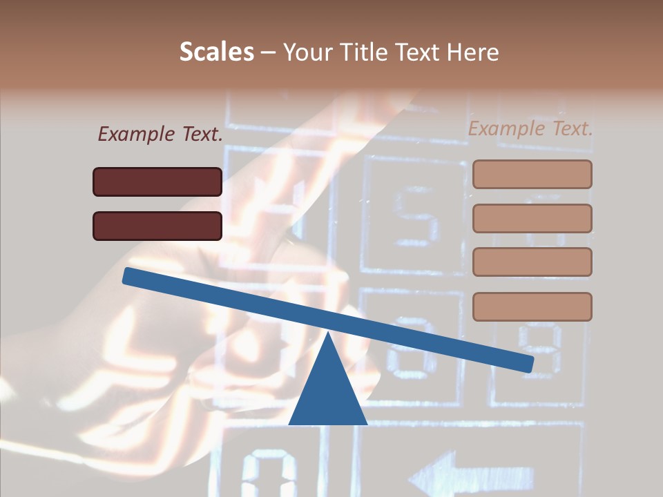 Female Aging Close Up PowerPoint Template