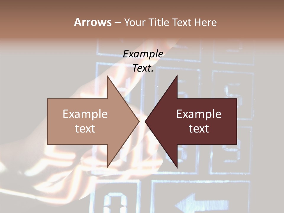 Female Aging Close Up PowerPoint Template