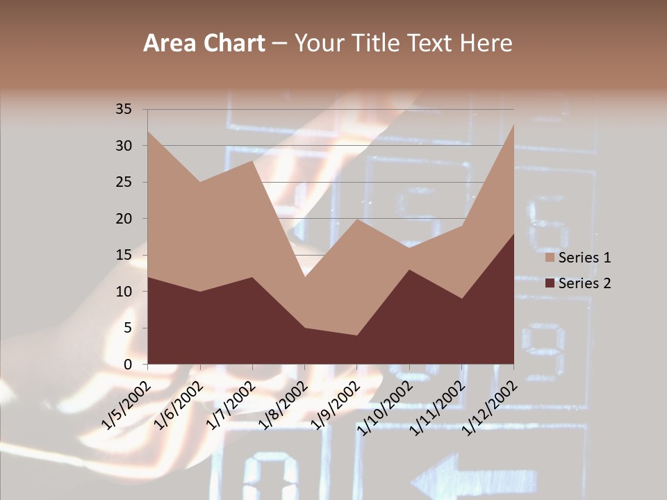 Female Aging Close Up PowerPoint Template