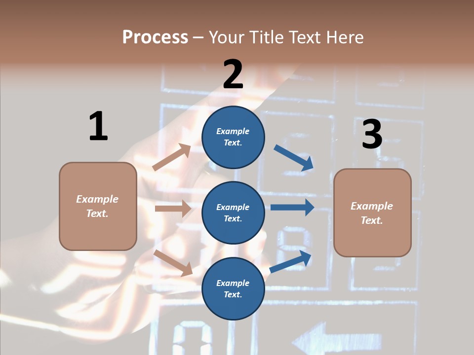Female Aging Close Up PowerPoint Template