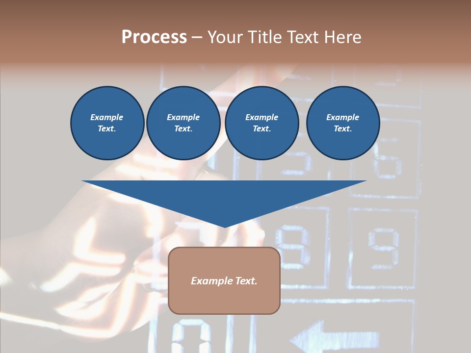 Female Aging Close Up PowerPoint Template