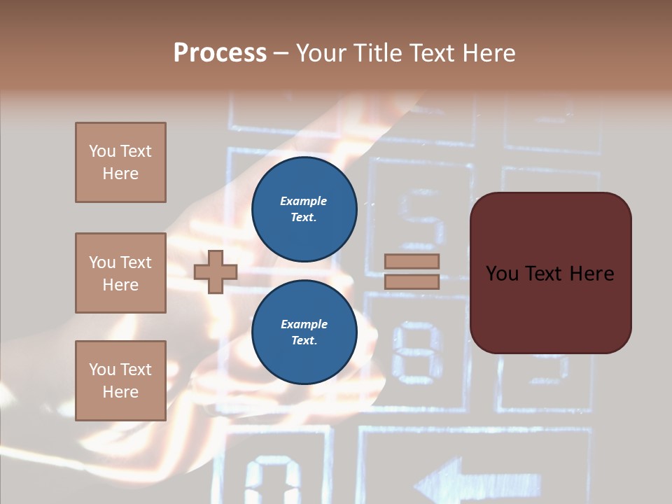 Female Aging Close Up PowerPoint Template