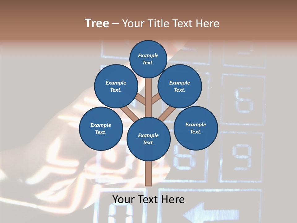 Female Aging Close Up PowerPoint Template
