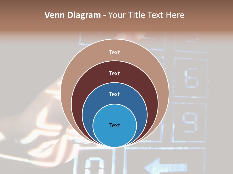 Female Aging Close Up PowerPoint Template