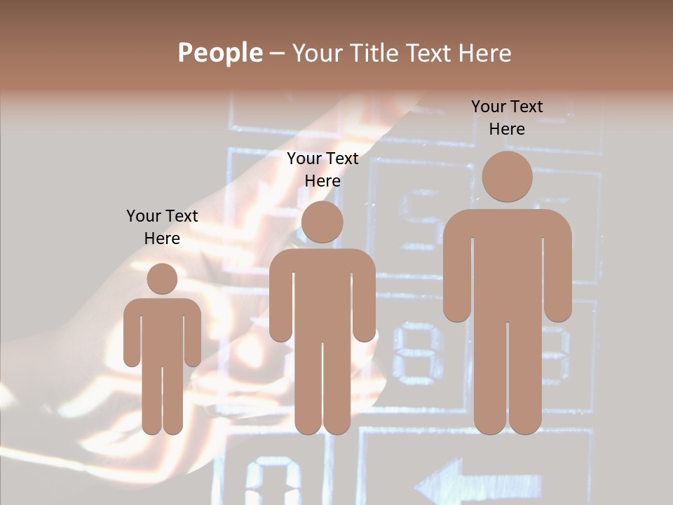 Female Aging Close Up PowerPoint Template