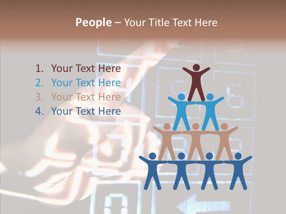 Female Aging Close Up PowerPoint Template