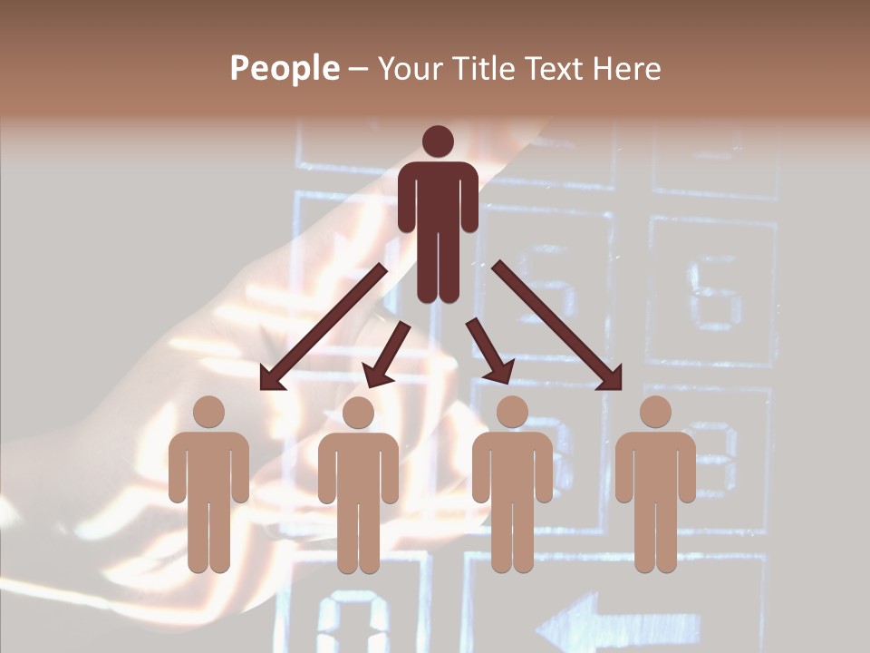 Female Aging Close Up PowerPoint Template