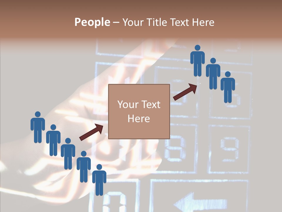 Female Aging Close Up PowerPoint Template