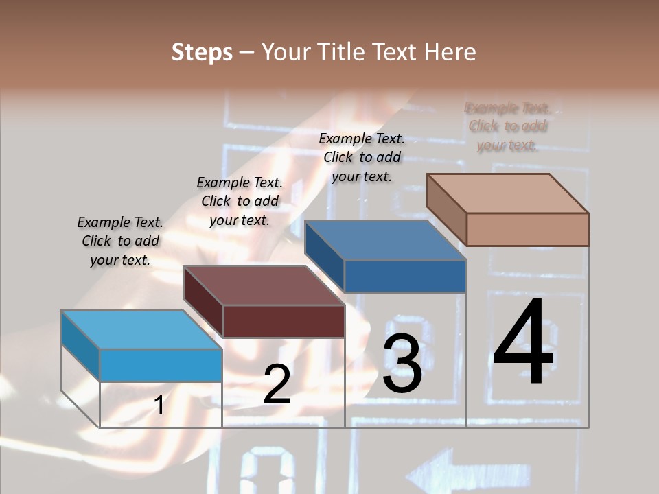 Female Aging Close Up PowerPoint Template