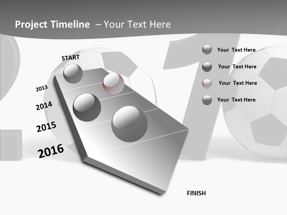 Elderly Caregiver Finger PowerPoint Template
