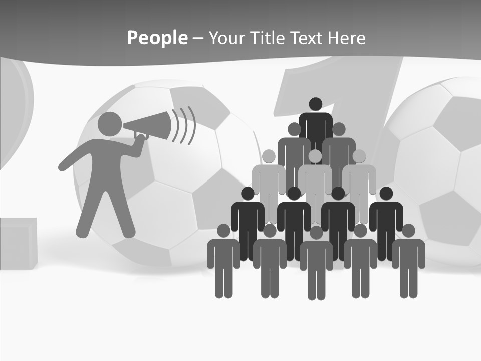 Elderly Caregiver Finger PowerPoint Template