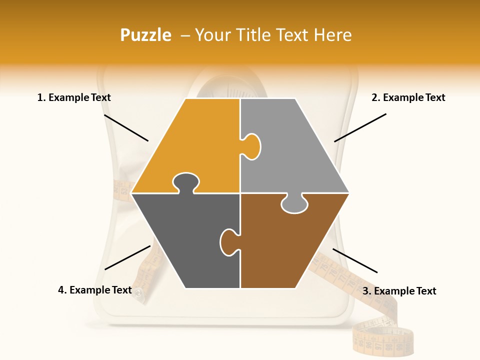 Female White Background Close Up PowerPoint Template