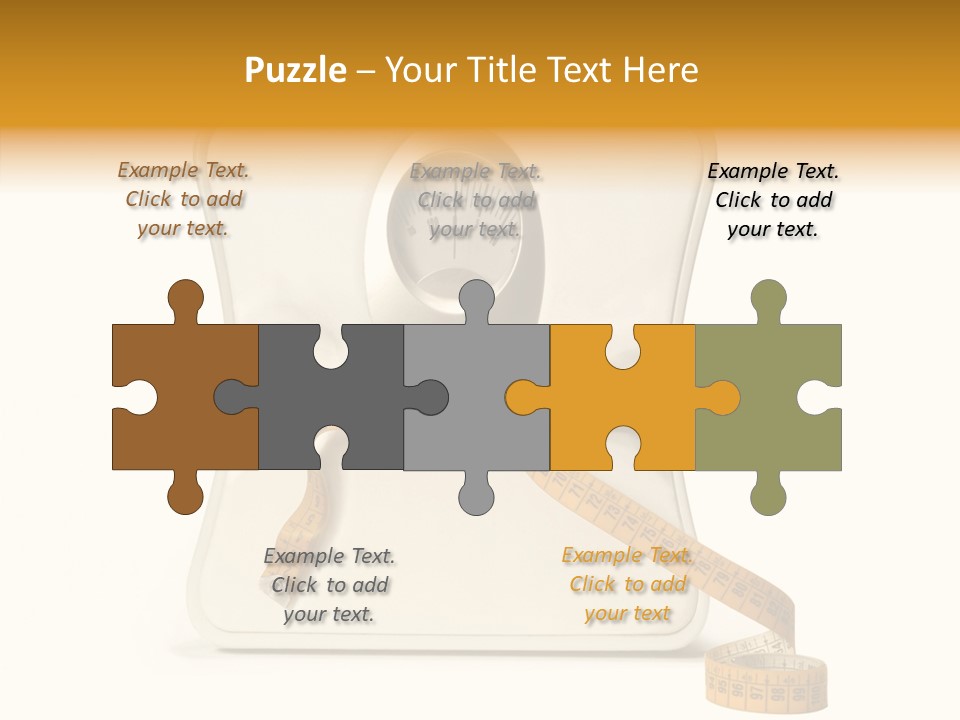 Female White Background Close Up PowerPoint Template