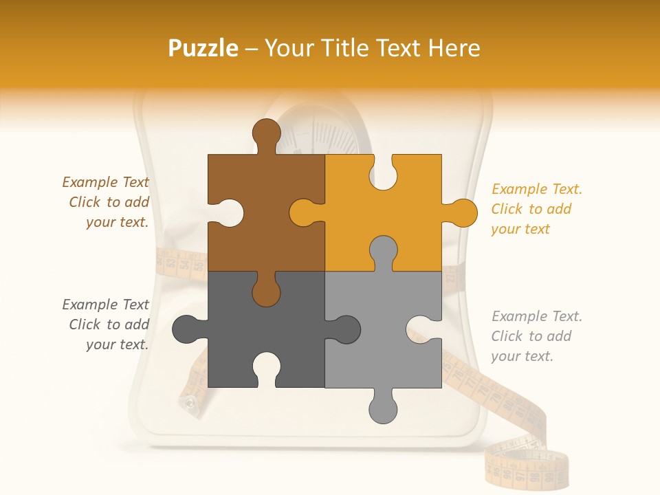 Female White Background Close Up PowerPoint Template