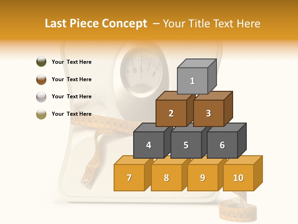 Female White Background Close Up PowerPoint Template