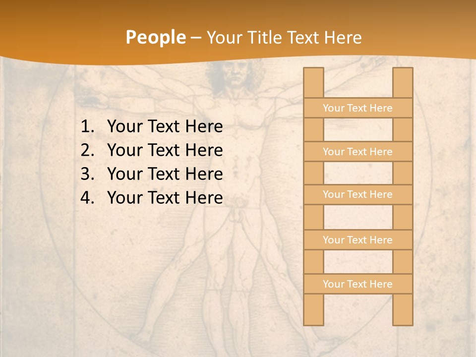 Togetherness Elderly Hold PowerPoint Template