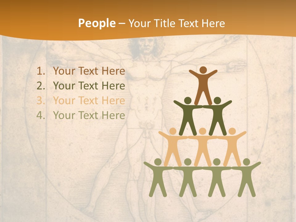 Togetherness Elderly Hold PowerPoint Template