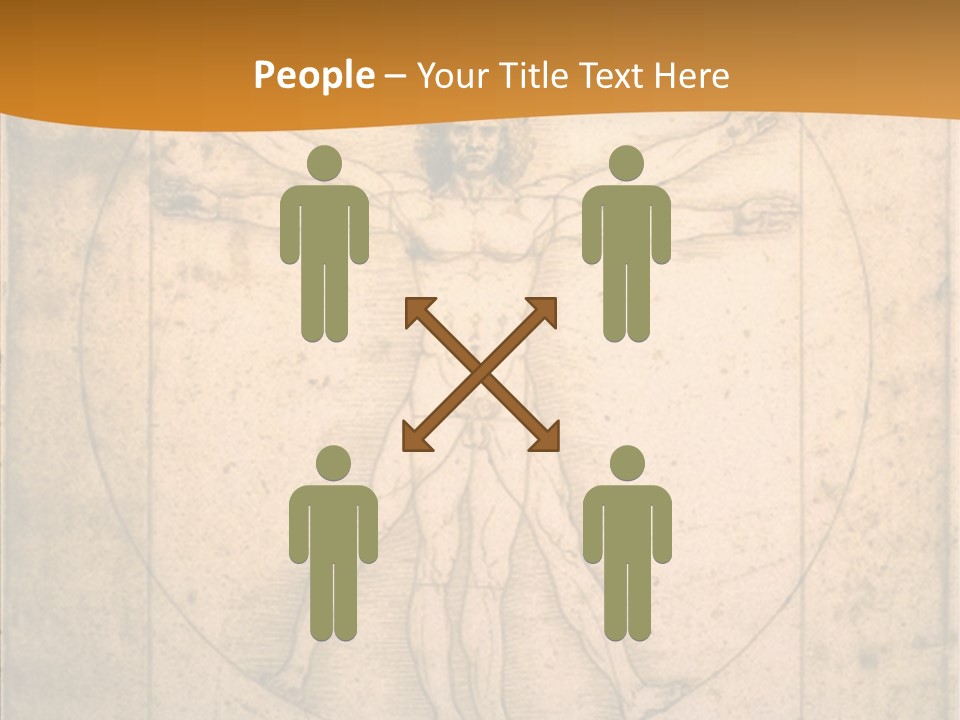 Togetherness Elderly Hold PowerPoint Template