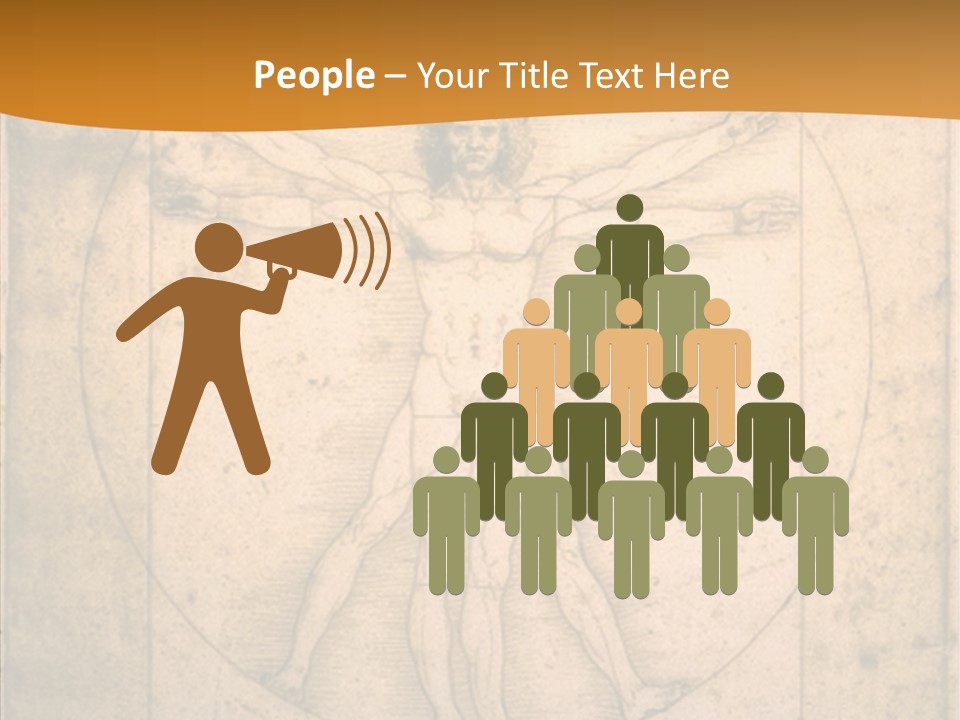 Togetherness Elderly Hold PowerPoint Template