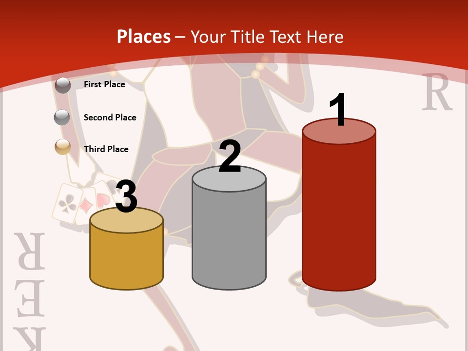 White Caregiver Close Up PowerPoint Template