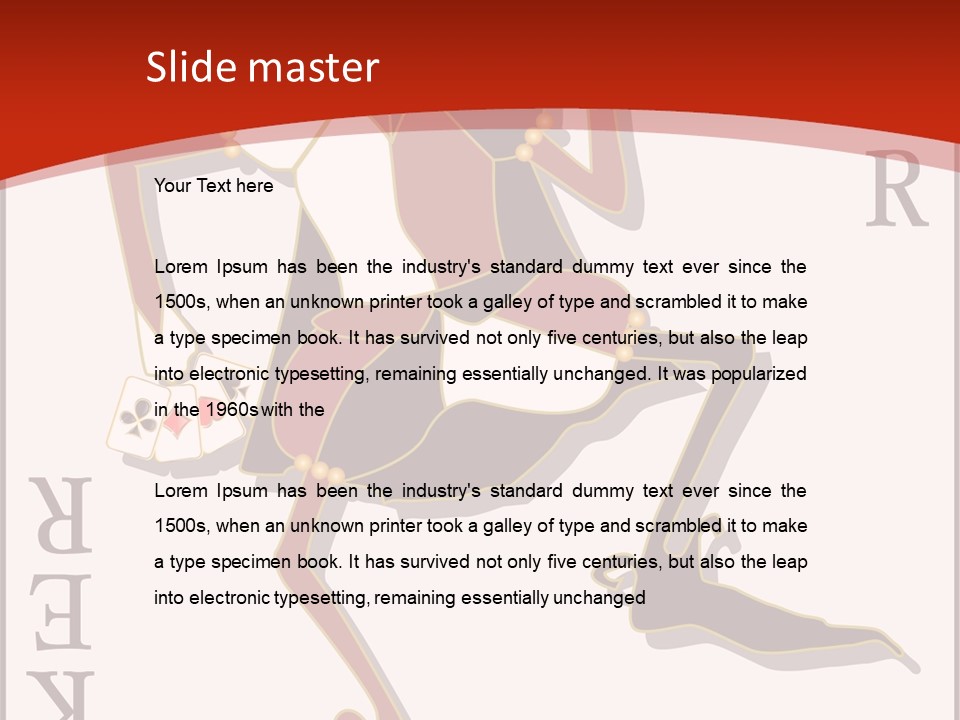 White Caregiver Close Up PowerPoint Template