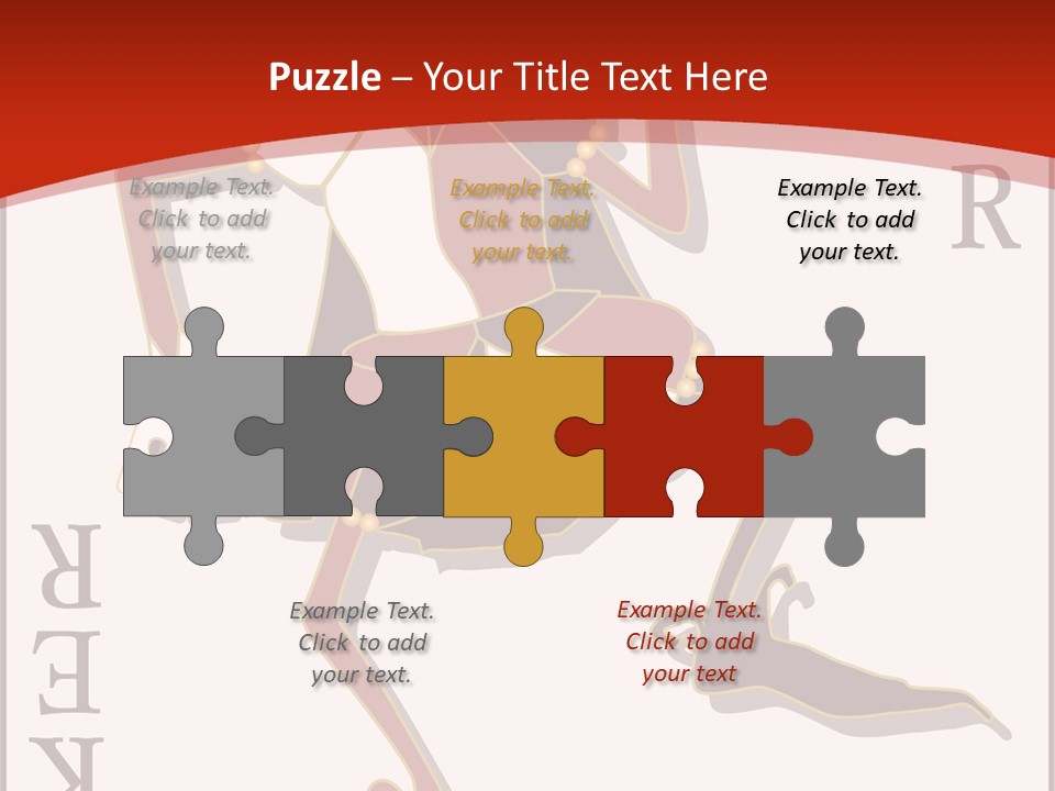 White Caregiver Close Up PowerPoint Template