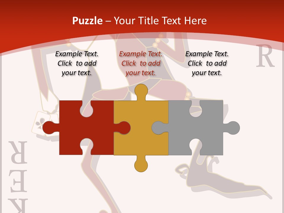 White Caregiver Close Up PowerPoint Template