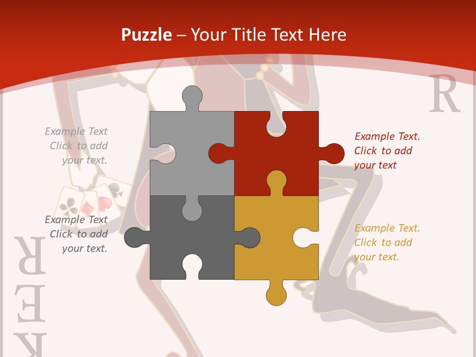 White Caregiver Close Up PowerPoint Template