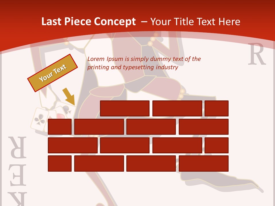 White Caregiver Close Up PowerPoint Template