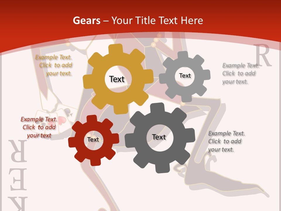 White Caregiver Close Up PowerPoint Template