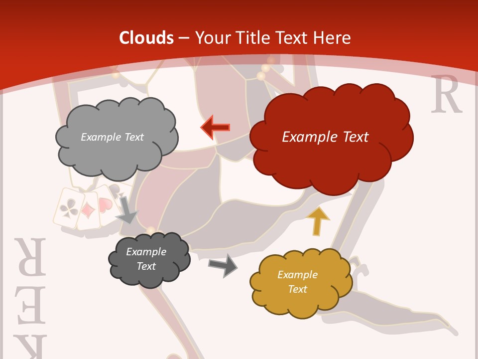 White Caregiver Close Up PowerPoint Template