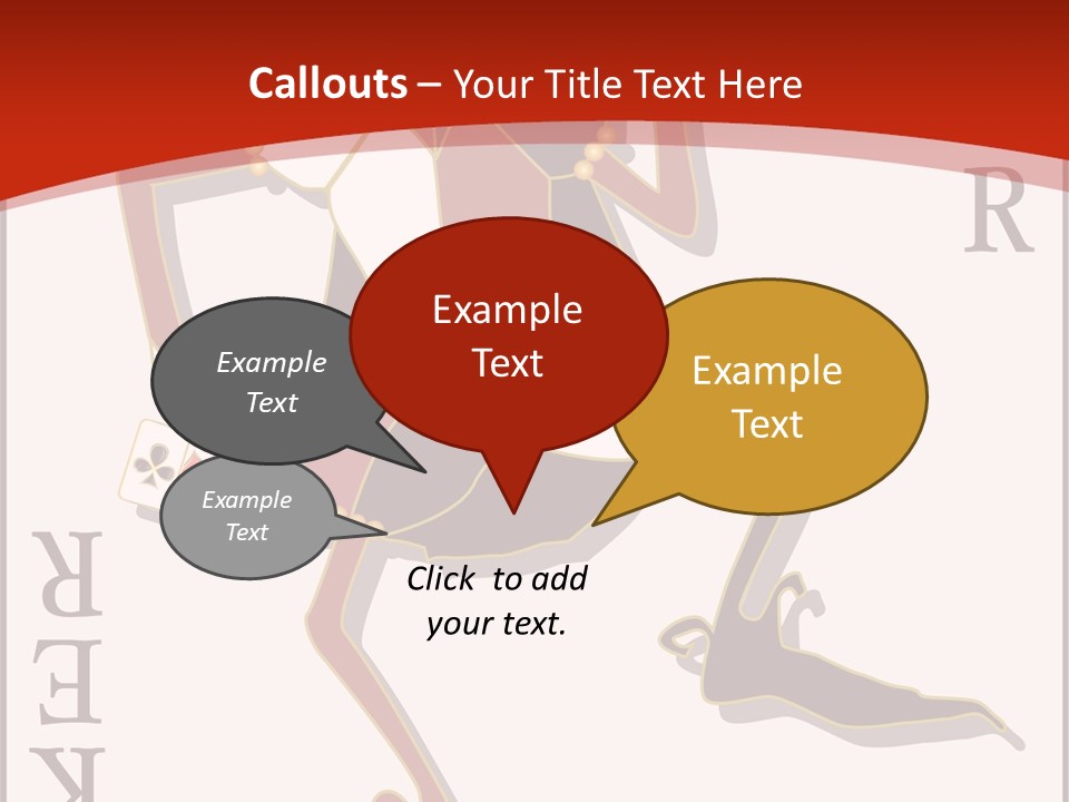 White Caregiver Close Up PowerPoint Template