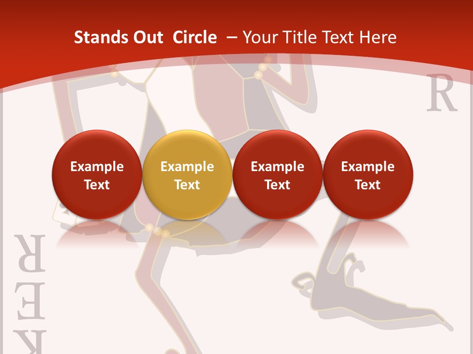 White Caregiver Close Up PowerPoint Template